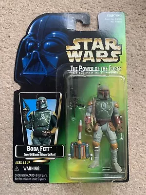 Buy Star Wars The Power Of The Force POTF Boba Fett (Green Card Japanese) • 23£