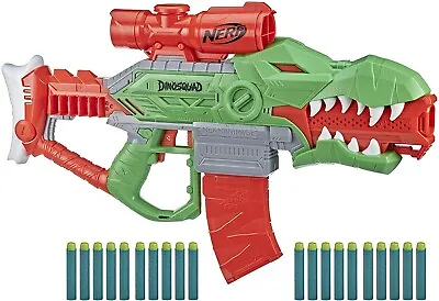 Buy Nerf Gun DinoSquad Rex-Rampage Motorised Dart Blaster T-Rex Dinosaur Design Kids • 69.99£