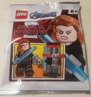 Buy LEGO Marvel Super Heroes Black Widow Minifigure Foil Pack Set 242109 • 6.95£
