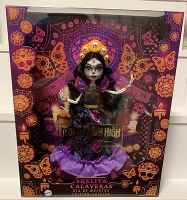 Buy Monster High Skelita Skulls Doll Dia Los Muertos Edition 2023. New, Original Packaging • 102.77£