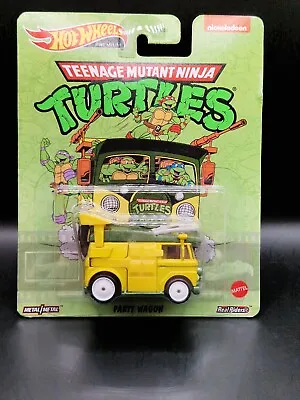Buy Hot Wheels Premium Real Riders Teenage Mutant Ninja Turtles Party Wagon (B105) • 9.99£