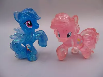 Buy My Little Pony Hasbro G4 Mini Figures Glitter Rainbow Dash / Pinkie Pie Glitter • 4.99£