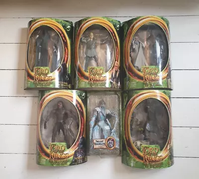 Buy Lord Of The Rings Movie Toy Biz Action Figure Bundle X 6 (boxed) • 85£