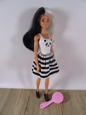 Buy Barbie Panda Doll Color Reveal Black & White With Wig As Pictured (14210) • 13.03£
