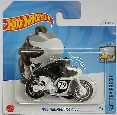 Buy Hot Wheels 1966 Triumph Tiger 100 J Case 2024 -Factory Fresh  • 7.99£