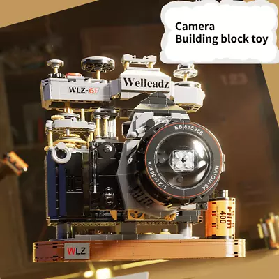 Buy Diy Vintage Camera Model 80 Lego-compatible Assembly Toy With 800+ Small Bricks • 25.51£