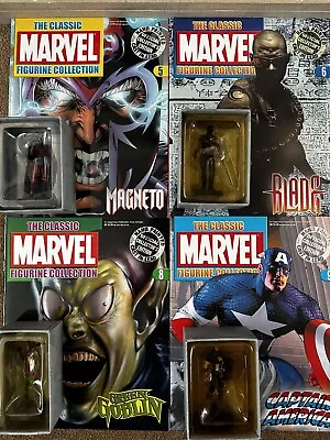 Buy 4 X The Classic Marvel Figurine Collection Issues 5 6 8 9 Eaglemoss & Mags • 10£
