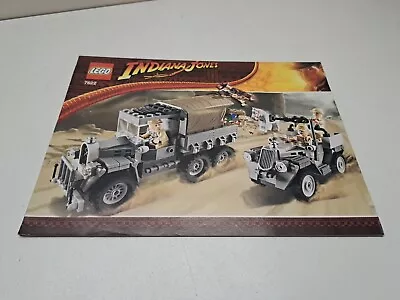 Buy Lego !! Instructions Only !! For Indiana Jones 7622 Race For The Stolen Treasure • 9.99£