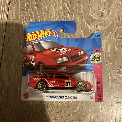 Buy Hot Wheels:  '87 Ford Sierra Cosworth   -red  -on Short Card • 6.99£