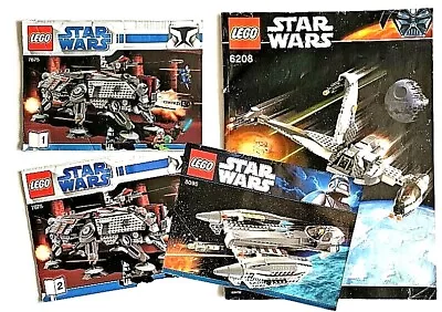 Buy Star Wars Lego Instruction Manuals - 8095 - 6208 - 7675 • 5.95£