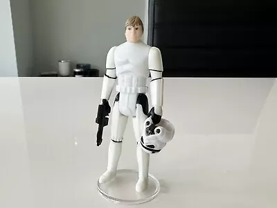 Buy Vintage Star Wars Luke Skywalker Stormtrooper Last 17 Figure With Black Blaster • 102£