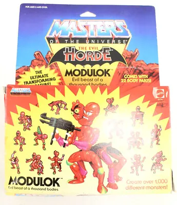 Buy Vtg 1985 MASTERS OF THE UNIVERSE The Evil Horde MODULOK Complete Set BOXED - W72 • 23£
