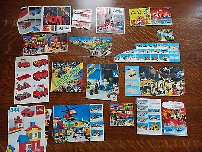 Buy Lego Instructions And Box Insert Catalogue 1970s 1980s 554 336 • 1.25£