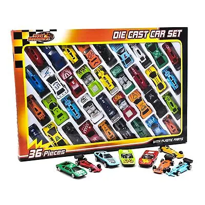 Buy Metal Die Cast Kids Cars Gift Set 36pcs F1 Racing Vehicle Children Play Toy • 12.09£