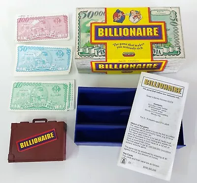 Buy Vintage Billionaire Card Game, Spears Games 1996, Complete In Good Condition • 12.99£