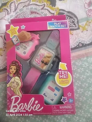 Buy Brand New In Box,  X2 Barbie Smart Play Watch Set With Lights & Sounds £22.00 • 22£
