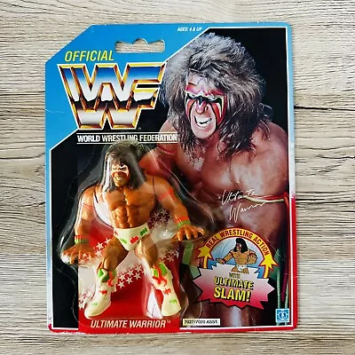 Buy Vintage WWF HASBRO The Ultimate Warrior Figure Series 2 • 150£