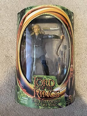 Buy BNIB LEGOLAS Action Figure Lord Of The Rings Fellowship Of The Ring 2001 Toybiz • 19.99£