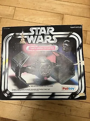 Buy Vintage Star Wars Darth Vader Tie Fighter With Original Box & Insert 1977 • 390£