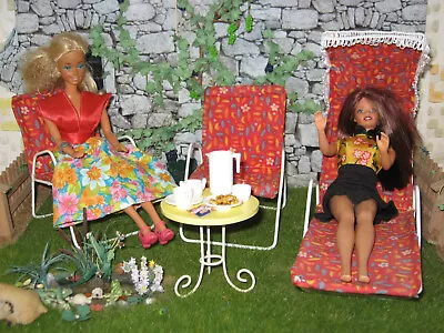 Buy Doll Furniture Barbie Furniture Metal 70s For Dollhouse Dollhouse Dollhouse • 46.25£