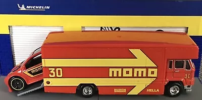 Buy Hot Wheels Premium Team Transport Momo Fleet Flyer Transporter + Momo Golf Gti • 21.95£