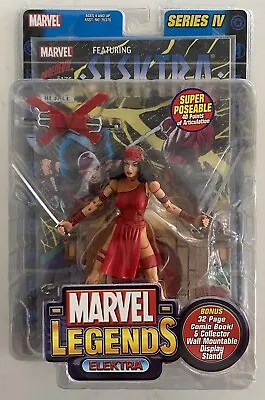 Buy Marvel Legends Series IV Elektra With Daredevil Vol 1 #176 Variant - 2003 • 22.95£
