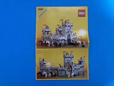 Buy Lego Castle 6080 King's Castle Instruction Manual Only Lion Knights Vintage • 51.59£