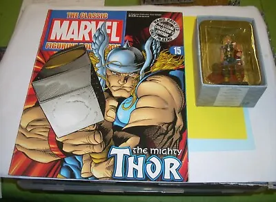 Buy Marvel Figurine Collection By Eaglemoss - Issue 15 - Thor With Mag And Box • 12.49£