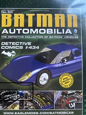 Buy Batman Automobilia Detective Comics Eaglemoss Issue #50 BATMAN Car #434  *SEALED • 9.99£