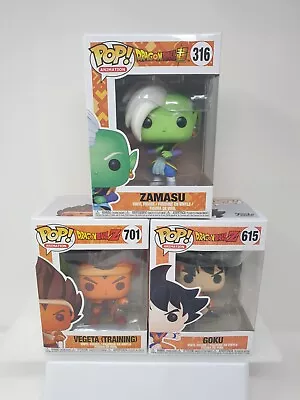 Buy Zamasu 316 Vegeta Training 701 Goku 615 Animation Dragon Ball Z Funko Pop Vinyl • 24.99£