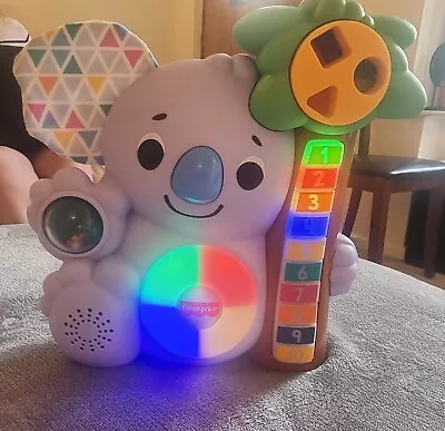 Buy Fisher Price Linkimals Counting Koala Musical Lights Sounds Baby Toddler Toy • 5£