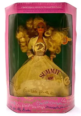 Buy 1990 NrfB Annual Barbie Summit Doll / Special Edition / Mattel 7027, NrfB • 56.53£