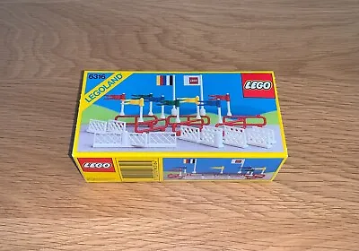 Buy Vintage 1988 Lego Town City Set 6316 Flags And Fences Fs Mint Misb • 19.99£