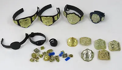 Buy WWE Wrestling Belts Accessories Mattel/Jakks Wrestling Figure Spare Parts • 19.99£