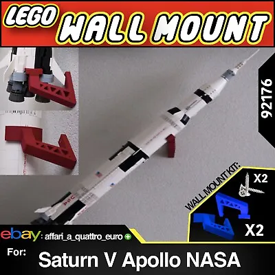 Buy LEGO 92176 Apollo Saturn V NASA 3D PRINTED Wall Mount Support KIT • 16.38£