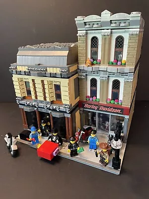 Buy Moc Custom Harley-davidson Store Modular Building. Built With Used Lego Brick • 135£