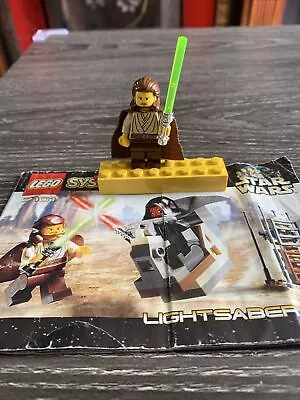 Buy Qui-Gon Jinn - Lego Star Wars Minifigure With Instructions For Set 7101 • 14.99£