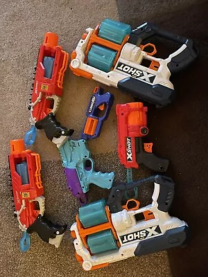Buy Selection Of X-shot Guns. Nerf Style. Good Condition  • 12£