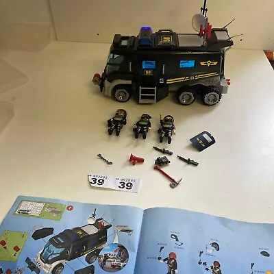 Buy Playmobil Swat Team Police Truck Mint • 9.99£