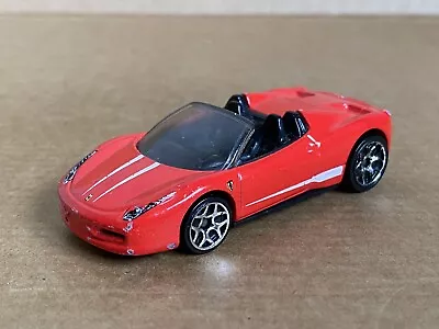 Buy Hot Wheels Ferrari 458 Spider, 1:64 Scale, Die Cast, 2014 Ferrari 5 Pack, Red. • 8£