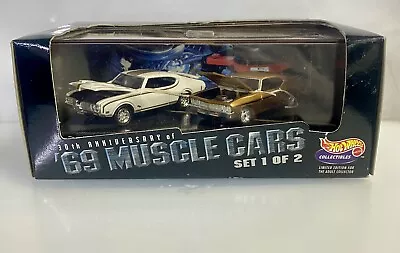 Buy 1/64 Hot Wheels 30th Anniversary Muscle Cars Set 1 Olds 442 + Chevy Chevelle Ss • 15.99£