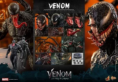 Buy In Hand! New Hot Toys MMS626 VENOM: LET THERE BE CARNAGE 1/6 VENOM Action Figure • 395£