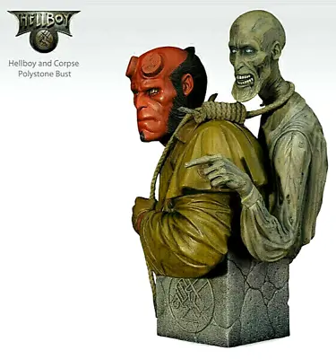 Buy Hellboy With Corpse Bust 32cm Sideshow Ltd Ed 1500 • 322.03£