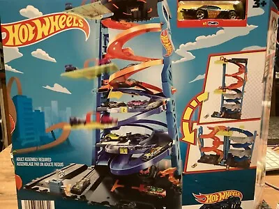 Buy BRAND NEW SEALED Hot Wheels City Transforming Race Tower Play Set • 30£