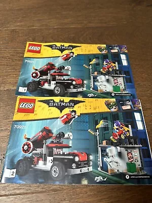 Buy LEGO BATMAN MOVIE DC Harley Quinn Cannonball Attack 70921 • 18£