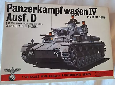 Buy Bandai 1:48th Scale German Panzer IV Ausf.D  & Crew. Pin Point Series. Unstarted • 44.99£