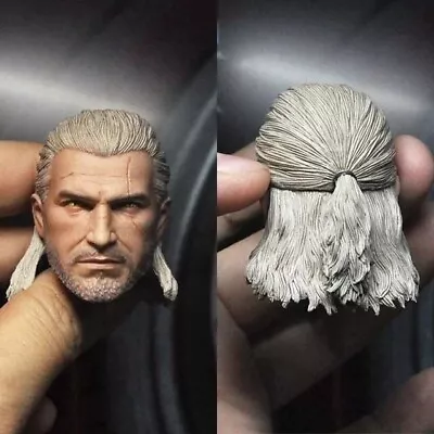 Buy Witcher Geralt 1/6 Head Sculpt By Mttoys Figure Game - Not Hot Toys UK • 24£