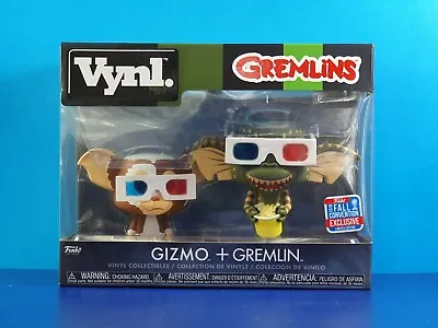 Buy Gizmo + Gremlin 3D Glasses Funko Vynl Figures Gremlins NYCC 2018 Fall Exclusive • 34.99£