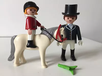 Buy Playmobil Victorian Mansion Pony Riding Lessons Groom Pony Club • 8.50£
