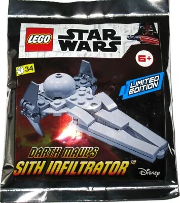 Buy Lego Star Wars Sith Infiltrator 912058 Foilbag BNIP • 5.99£